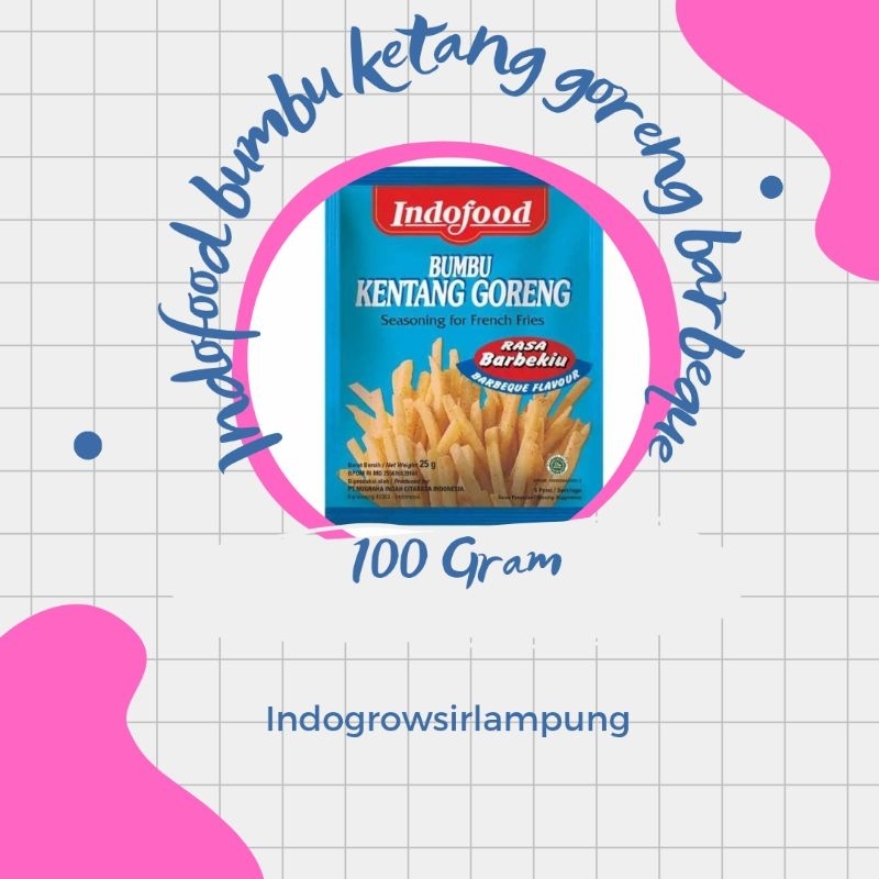 

indofood bumbu kentang goreng barbeque