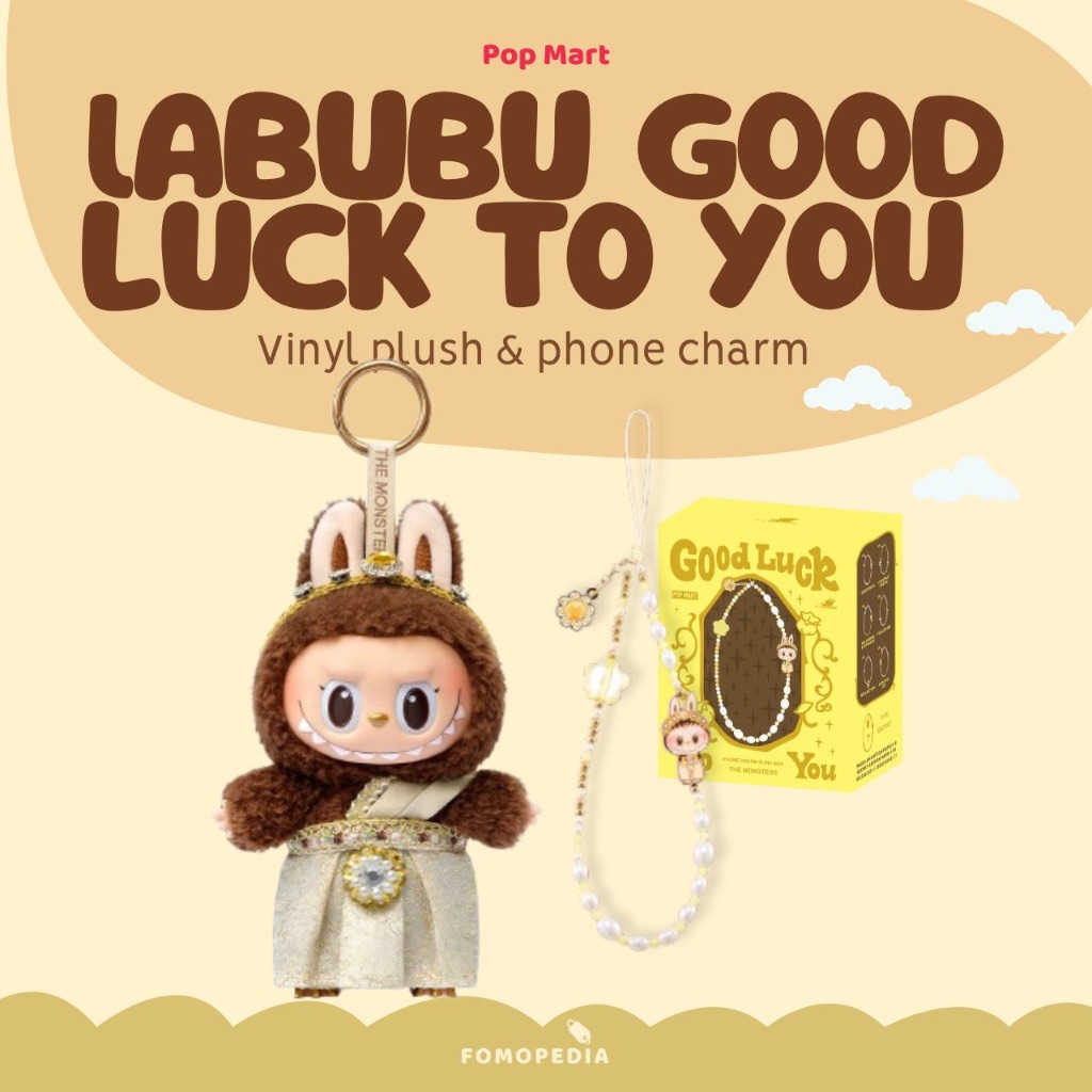 [READY STOCK] LABUBU GOOD LUCK TO YOU PHONE CHARM GOOD LUCK TO YOU