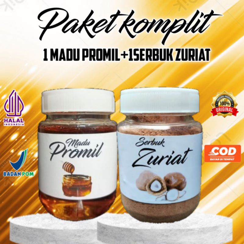 

Paket Komplit 1Botol madu promil + 1Botol serbuk zuriat ORIGINAL