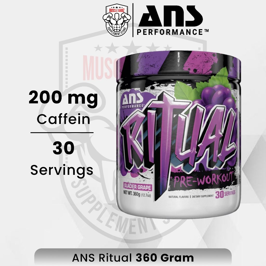 ANS Performance Ritual 360 Gram Pre Workout PWO Power Endurance