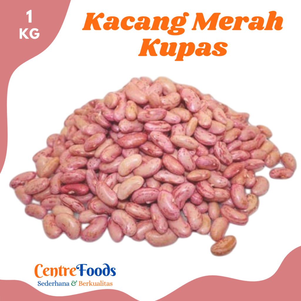 

KACANG MERAH Kupas - Kacang Jogo Fresh | 1.000gr [ Harga Per KG ]