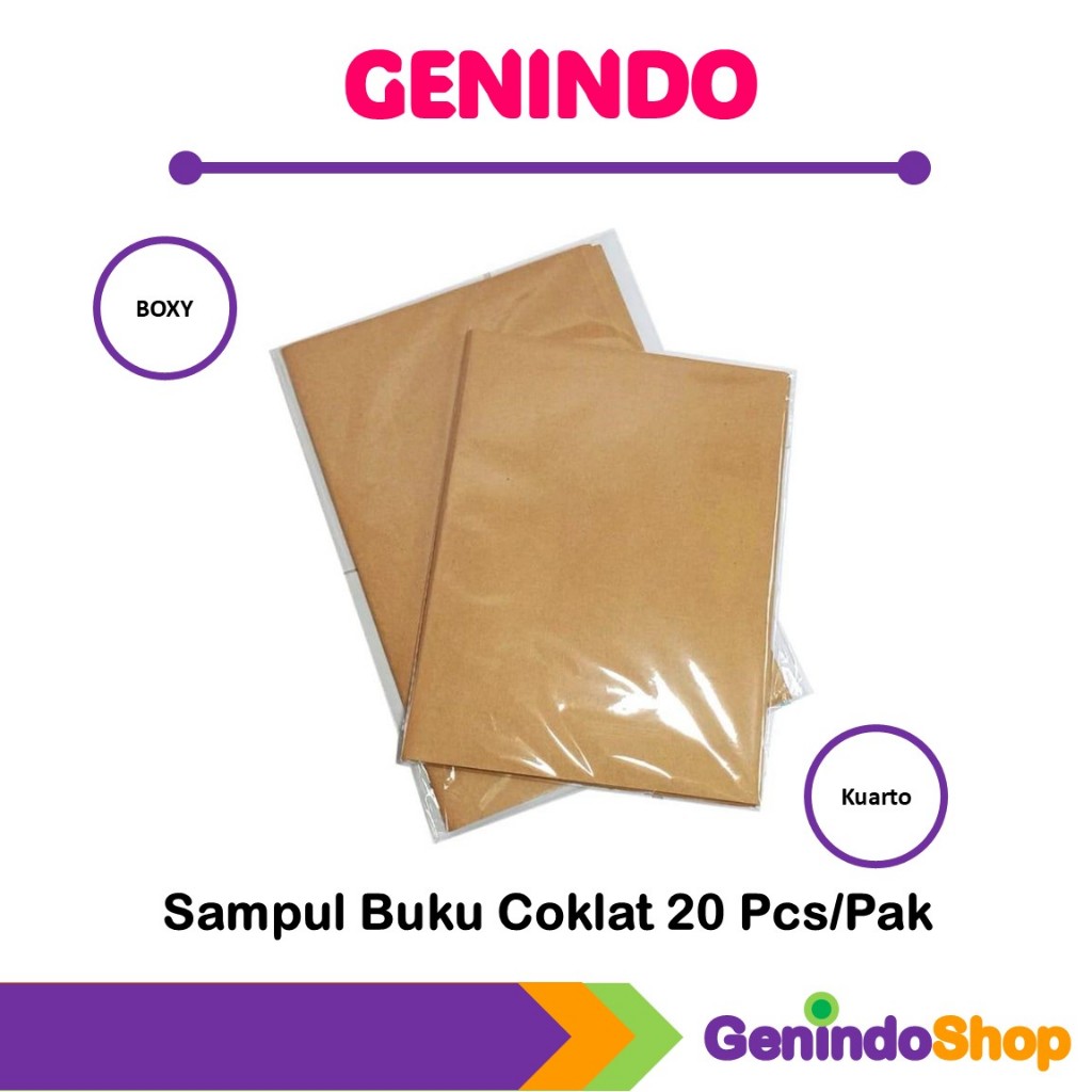 

Sampul Buku Coklat Polos Premium