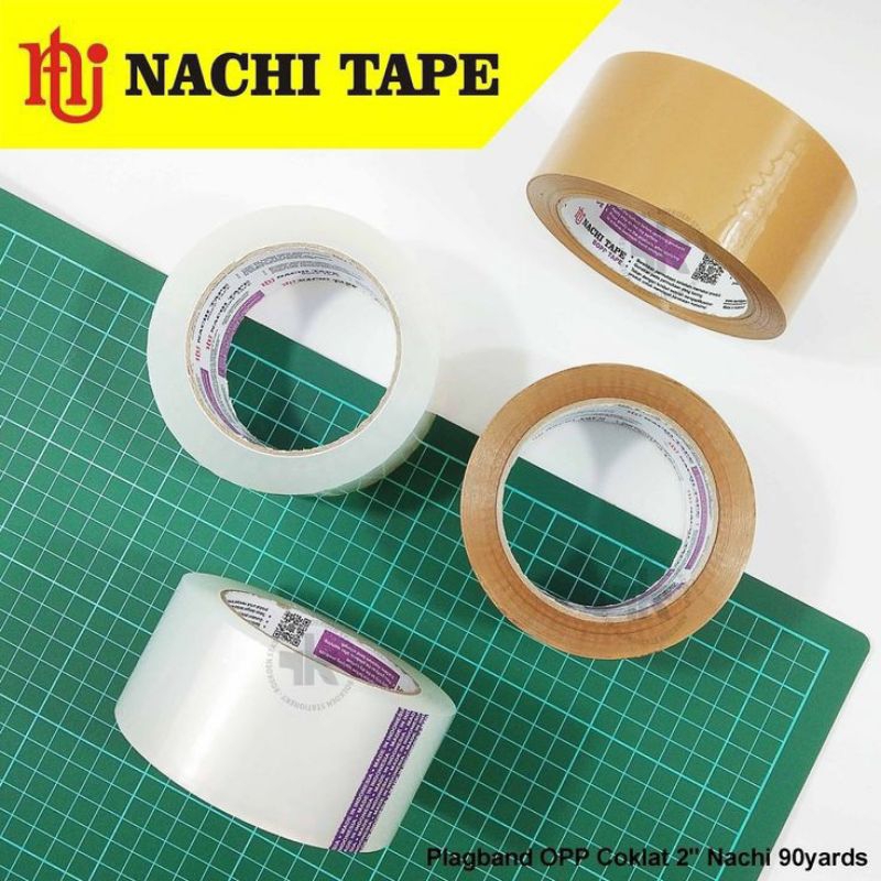 

Lakban NACHI 48 mm 100 yard 2 inch Bening / Coklat