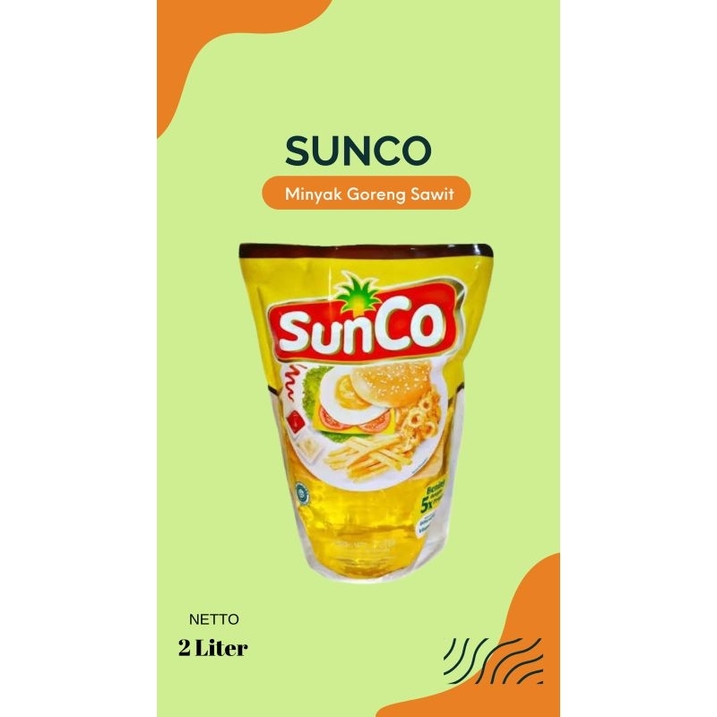 

sunco minyak goreng 1 liter