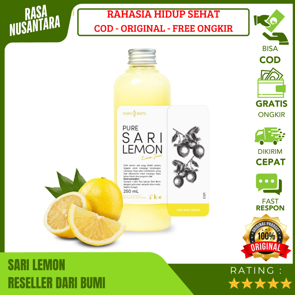 

SARI LEMON DARI BUMI ( GRATIS ONGKIR ) Sari Lemon Fress Murni 250ML & 500ML Untuk Pengurus Badan Langsing Detoks Sari Lemon Asli 100% Untuk Diet Bukan Nutrifarm Jus Diet Alami Pure Lemon Water Healthy Drink Bukan Suur Lemoen