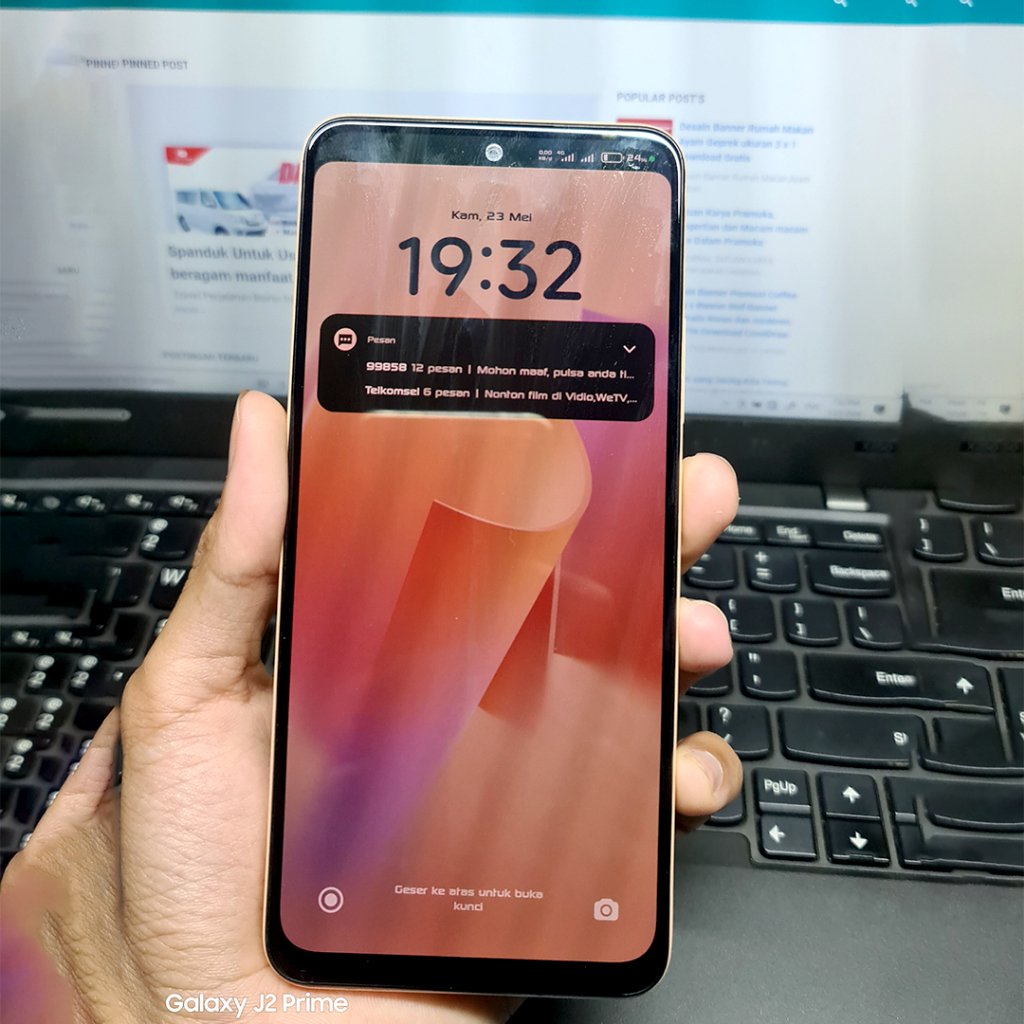 Redmi Note 12 4G RAM 8 / 128 GB Android 13 Normal Siap Pakai