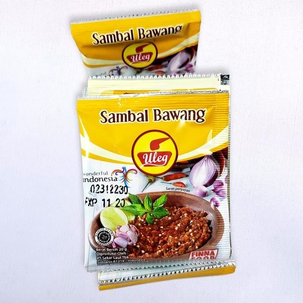 

sambal bawang finna food 1 renceng isi10pcs