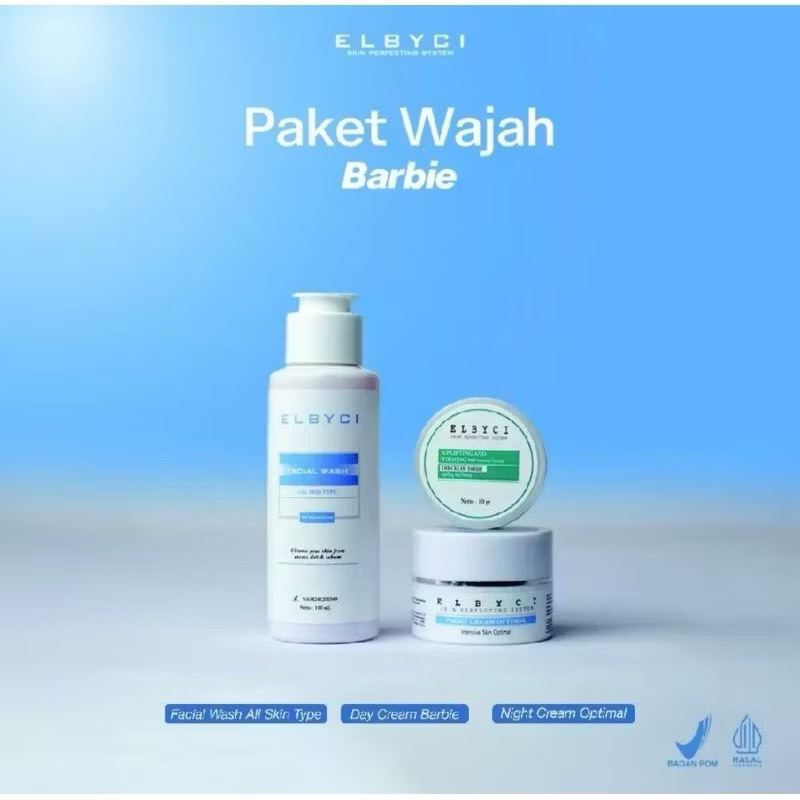 [original] ELBYCI SKINCARE PAKET BARBIE