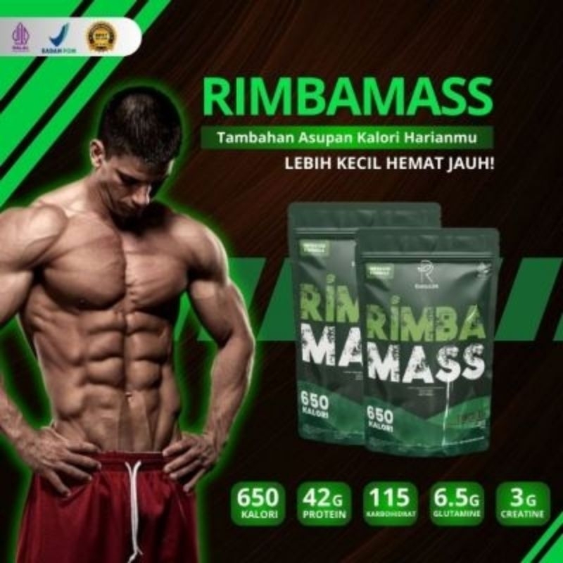 

Rimbalife Rimba Mass Gainer 50 gram Susu Protein Bulking Penggemuk Penambah Berat Badan
