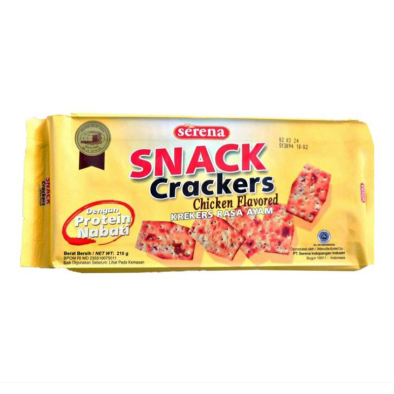 

Serena Snack Crackers Rasa Ayam 210 g