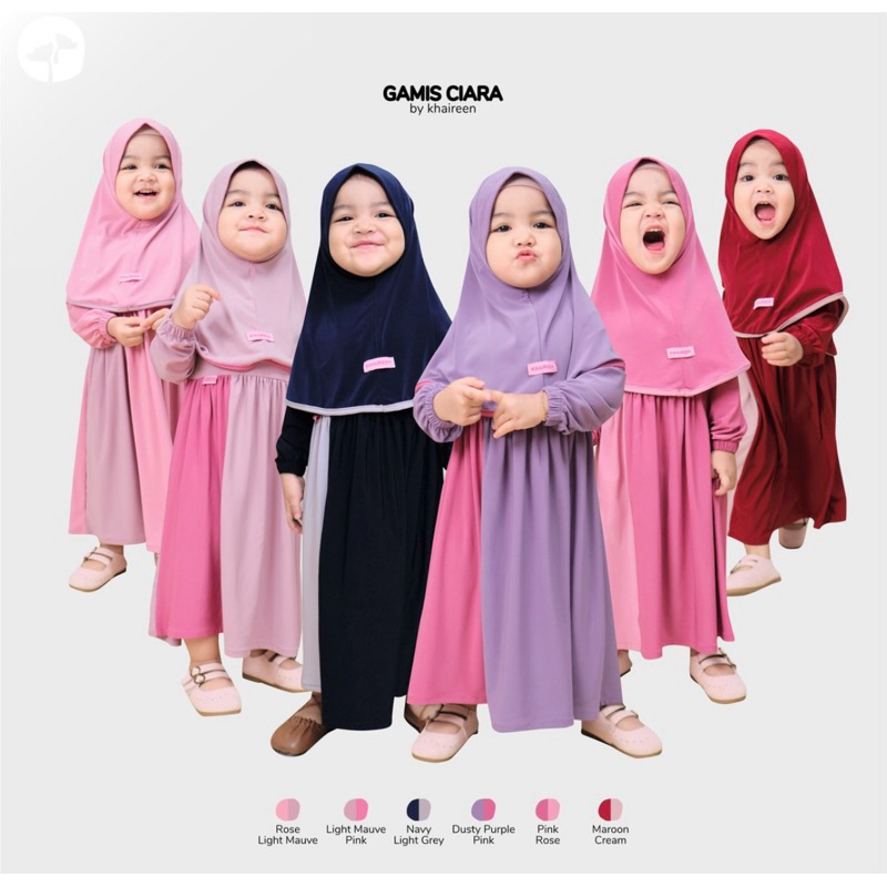 Gamis Khaireen | Gakis Ciara by Khaireen | Khaireen | Gamis Ciara | Gamis Anak | Gamis Premium | Gam