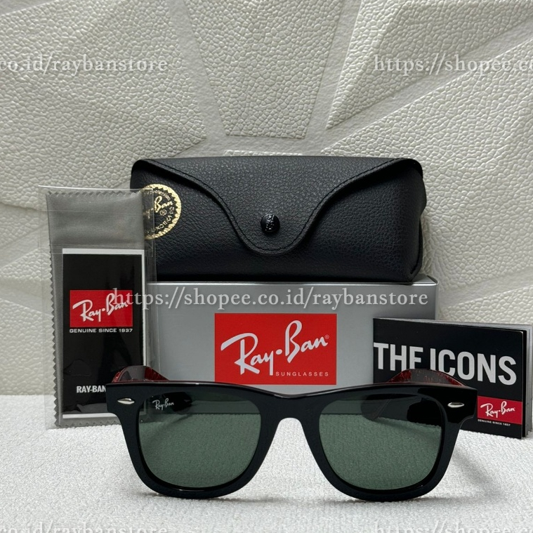 Kacamata RayBan Wayfarer Print RB2140 1014 Original