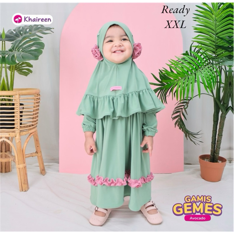 Gamis Khaireen | Gamis Gemes by Khaireen | Gamis Gemes | Gamis Anak | Gamis Premium