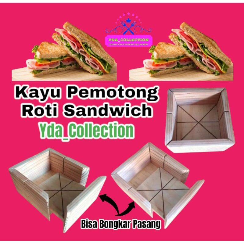 KOTAK PEMOTONG ROTI SANDWICH // BOX CUTTER SANDWICH // ALAT PEMOTONG ROTI TAWAR // TALENAN PEMOTONG 