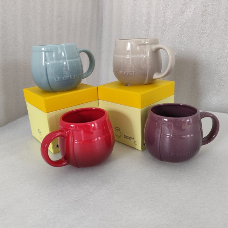 original Le Creuset stoneware egg Mesh mug 330 ml mug gelas