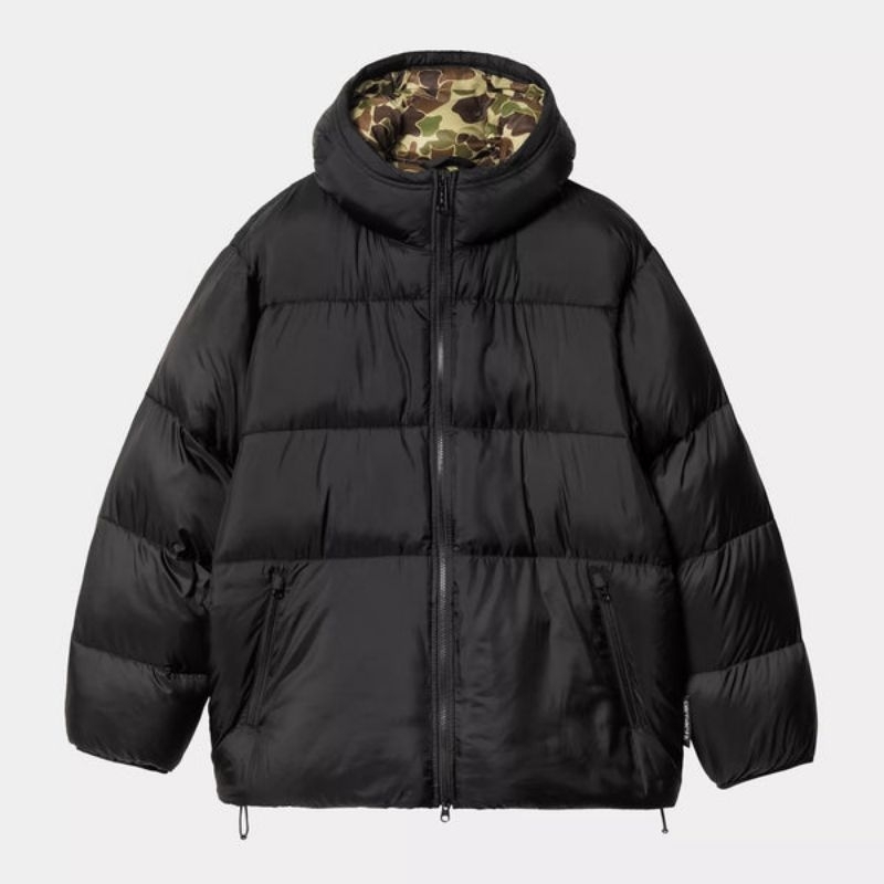 LINK LIVE CO CARHATT WIP TORONTO BLACK CAMO DUCK GREEN 2.3K / KG