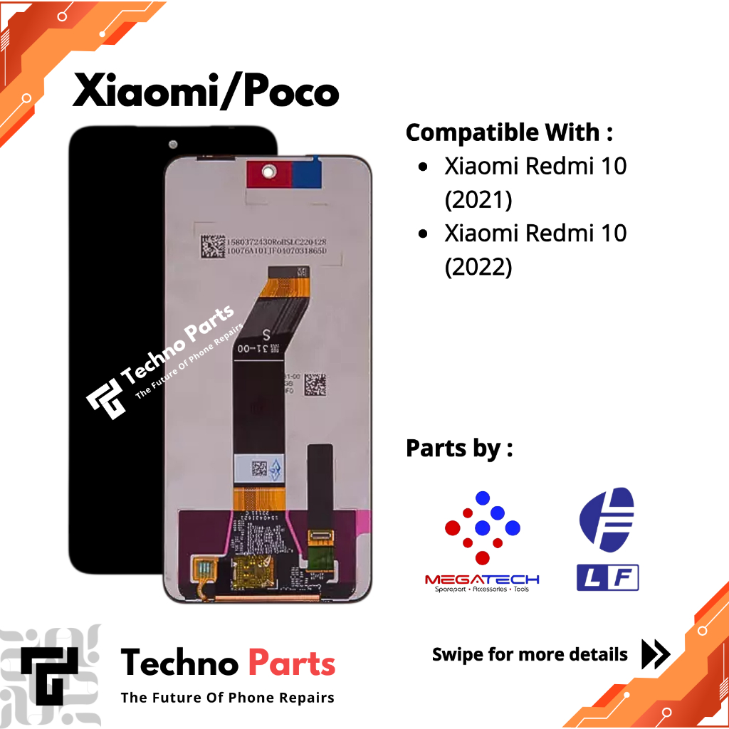LCD Xiaomi Redmi 10 (2021) | Xiaomi Redmi 10 (2022)