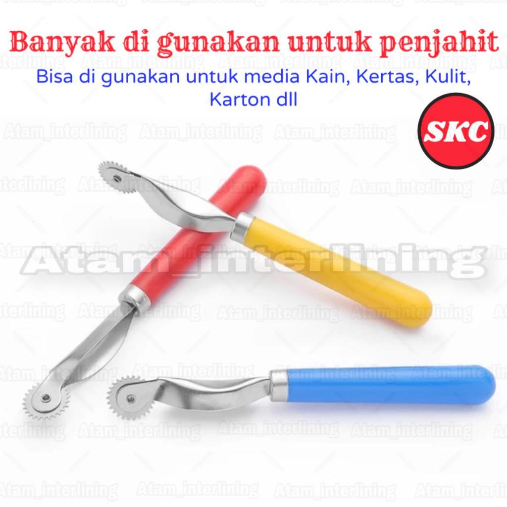 ( 1 pcs ) Rader Tracing Wheel | Rader Alat Pola Jahit Gerigi | Rader Alat Pola Bahan | Rader Alat Pe