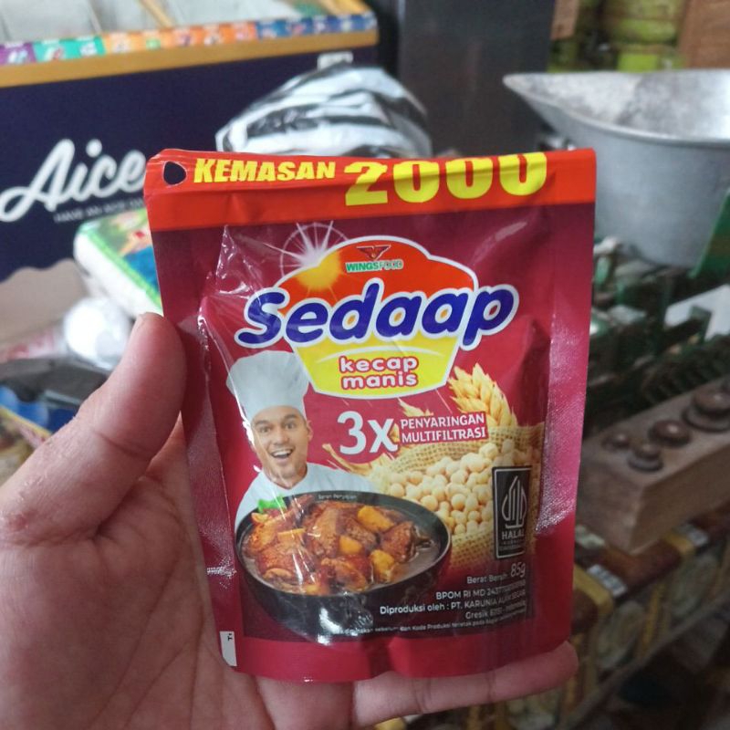 

KECAP MANIS MERK SEDAP 85GRAM BRANDED 3BUAH