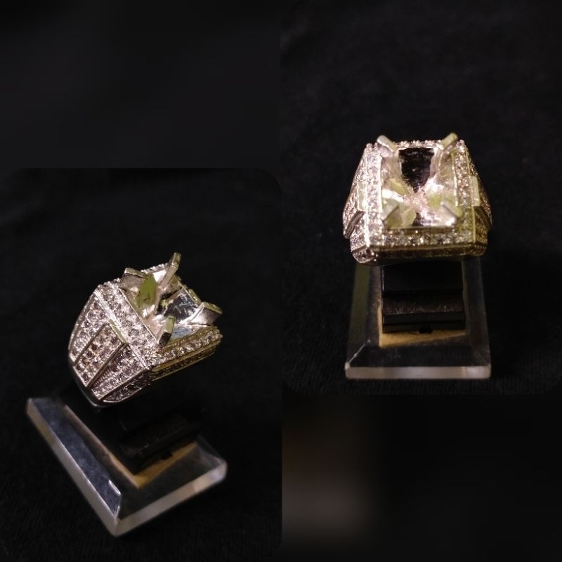 cincin perak tabur dim 10*9 free ceom & resize