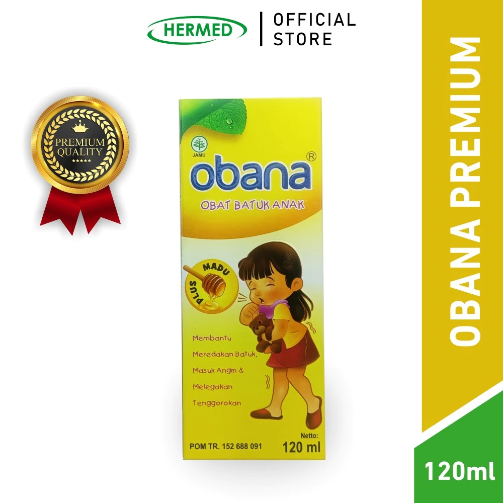 NATURELINE OBANA 120 ML | OBAT BATUK ANAK SIRUP