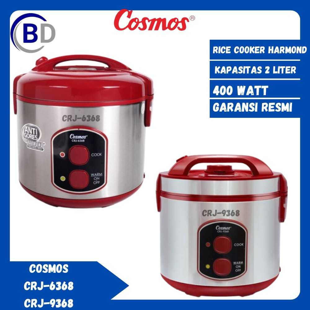 Cosmos Harmond CRJ-6368 / CRJ-9368 Magic Com 2 Liter Harmond 3in1Cosmos Anti Gores