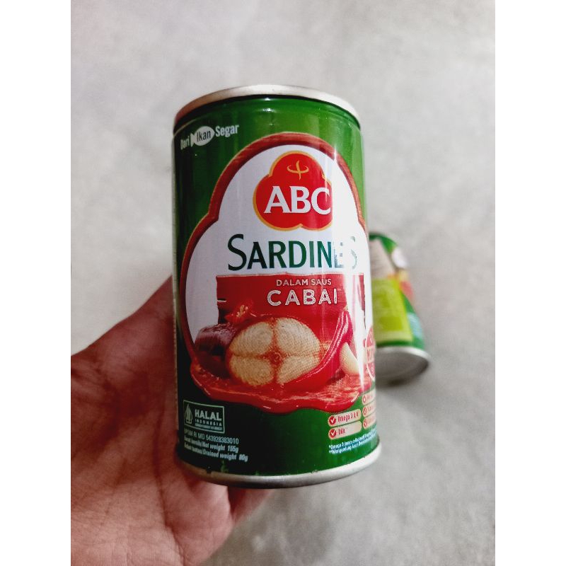 

ABC Sardines Cabai berat 155gr