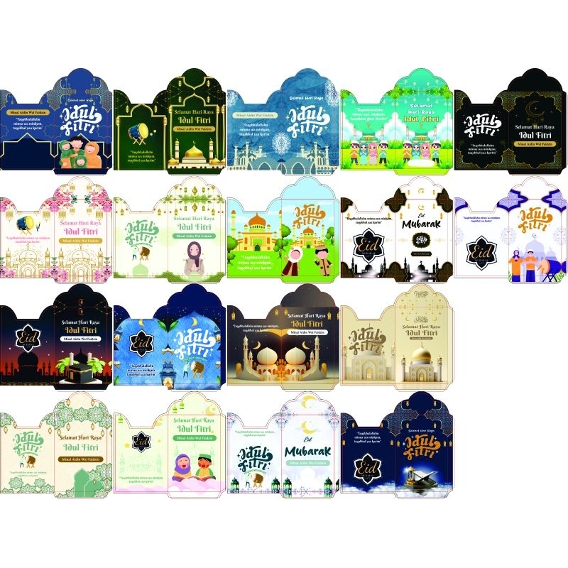 

Amplop lebaran viral motif KARTUN/MUSLIM 1bendel ±1000 lmbr free plastik blm di lem