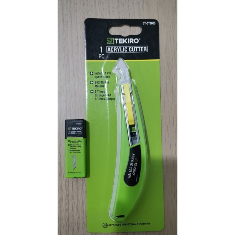 

TEKIRO Pisau Cutter Acrylic dan Isi pisau Acrylic