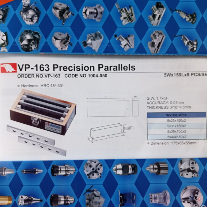 Vertex Precision parallels vp-163