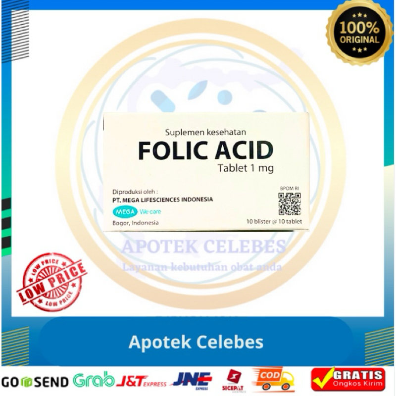 Folic acid 1mg box mega