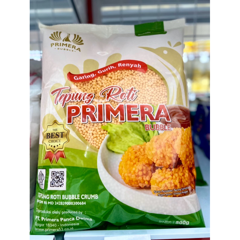 

Primera bubble crumb 200g 500g | tepung roti nugget