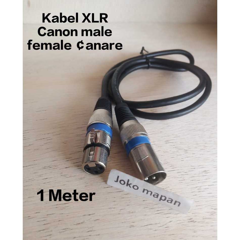 KABEL XLR CANON MALE FEMALE  1 METER CANARE / kabel XLR to XLR 1,5 meter / kabel XLR to XLR 3 meter