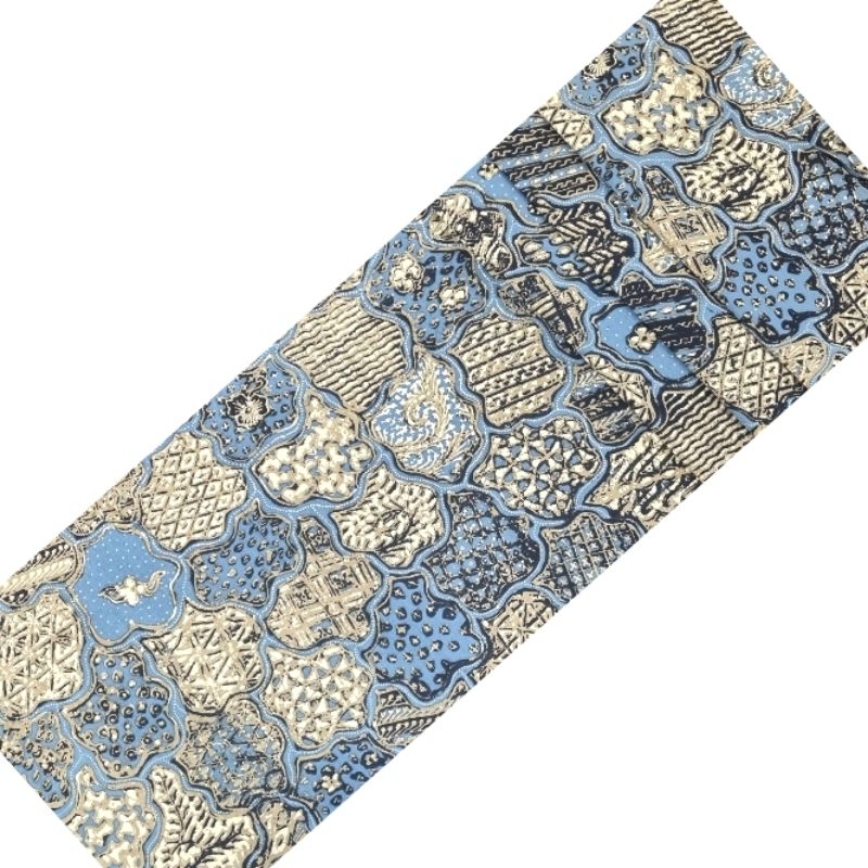 batik kejora kain batik premium solo elegan bahan katun motif sekardrajat warna indigo cocok buat ke