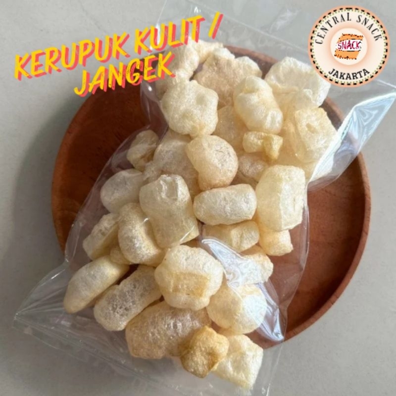 

[Ready Stock] Kerupuk Kulit / Jancek premium 50 gr snack cemilan jajanan murah