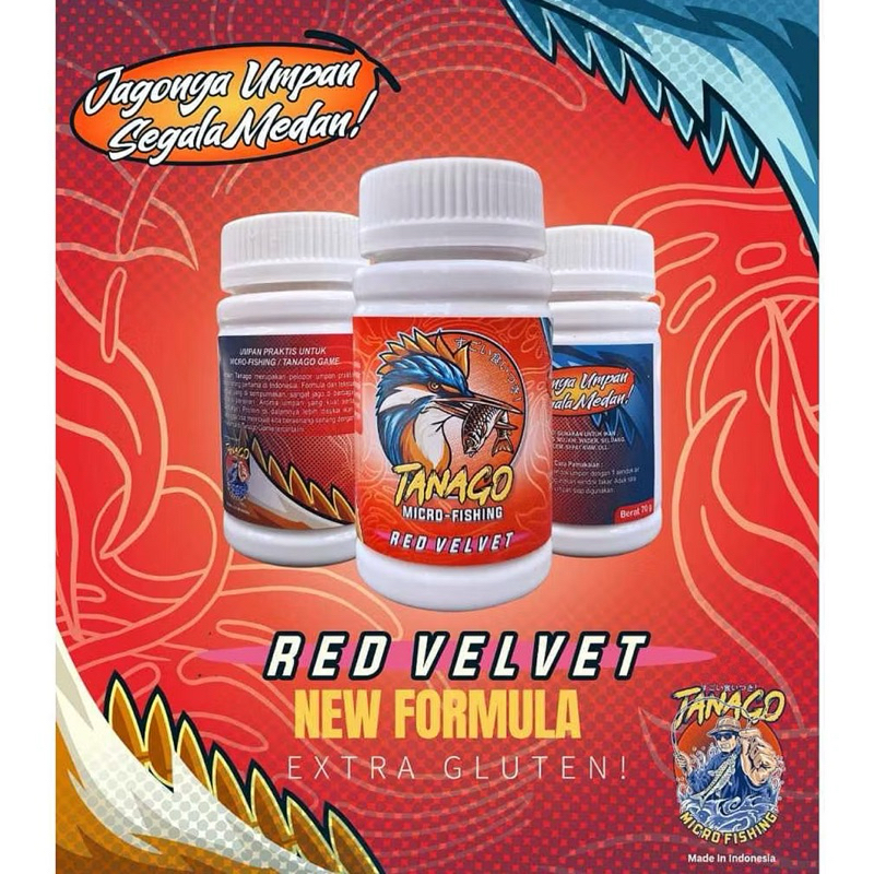 UMPAN TANAGO RED VELVET MICRO FISHING
