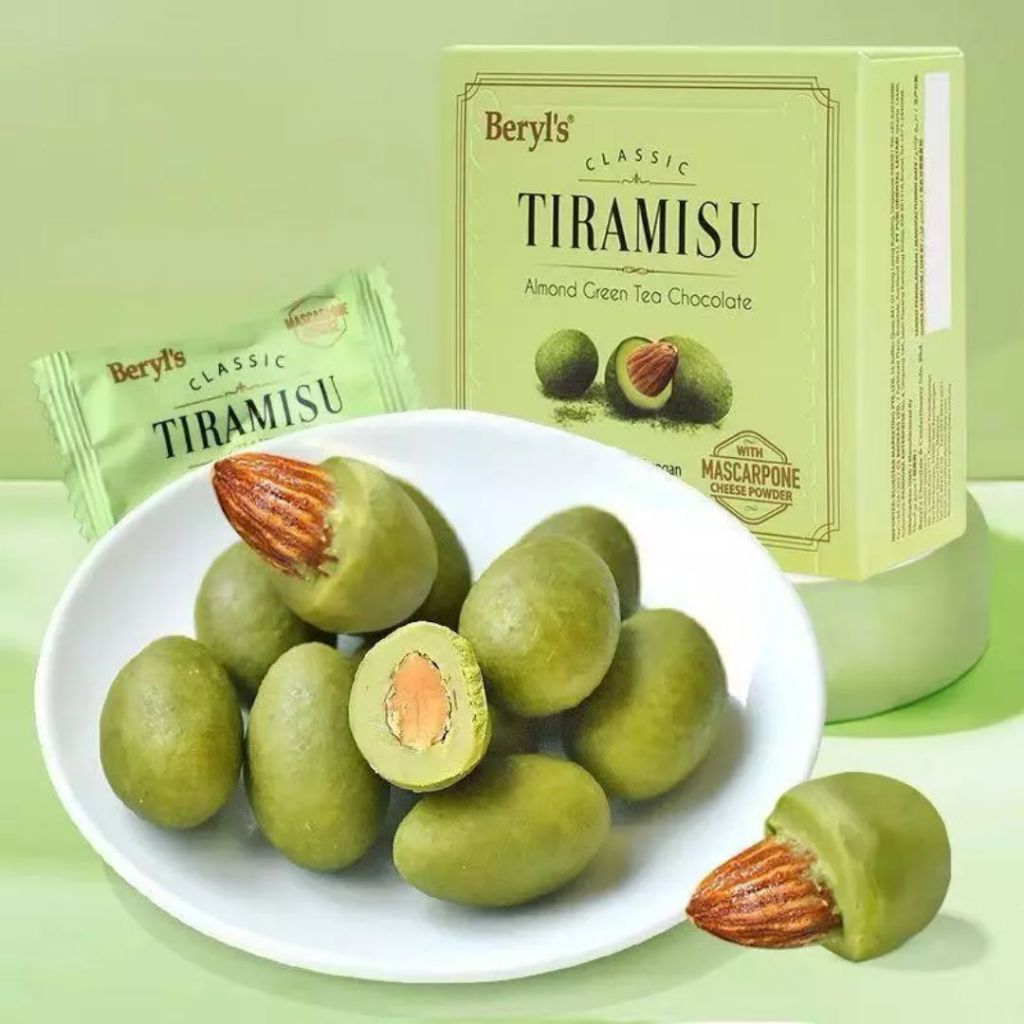 

Lezatoz_Genz Beryls Tiramisu Almond Chocolate 65G Beryl'S White Chocolate Milk Chocolate Beryls