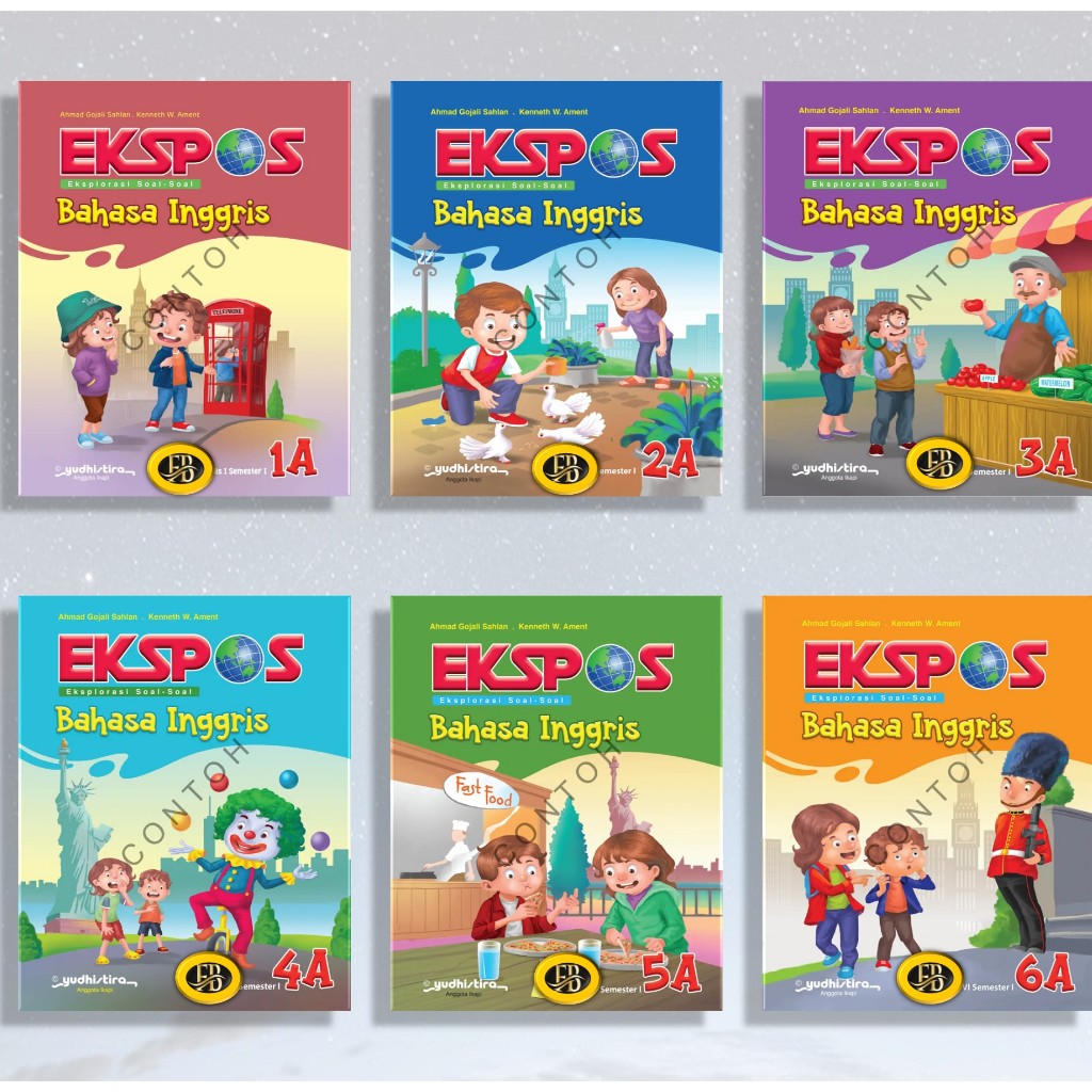[Penerbit Yudhistira] Ekspos Bahasa Inggris Kelas 1,2,3,4,5 & 6 Kurikulum Merdeka