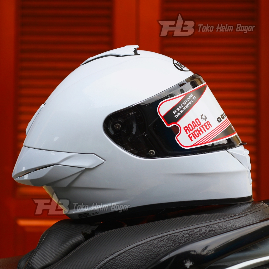 NHK HELM MARK-1 2V | STAR WHITE | DOUBLE VISOR LIGHTSMOKE
