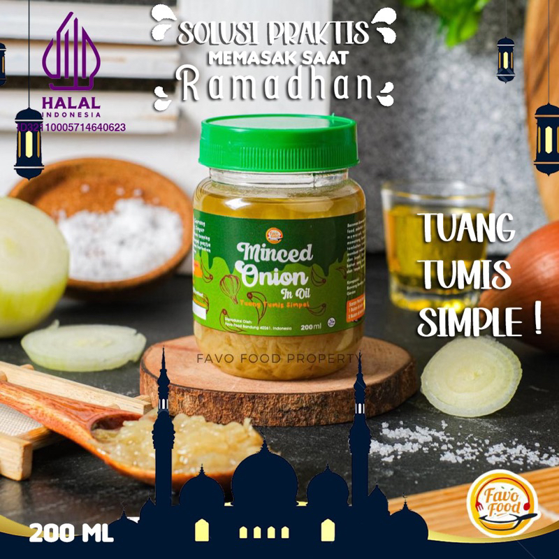 

Baceman Bawang Bombay Minced Onion Favo Food 200ml