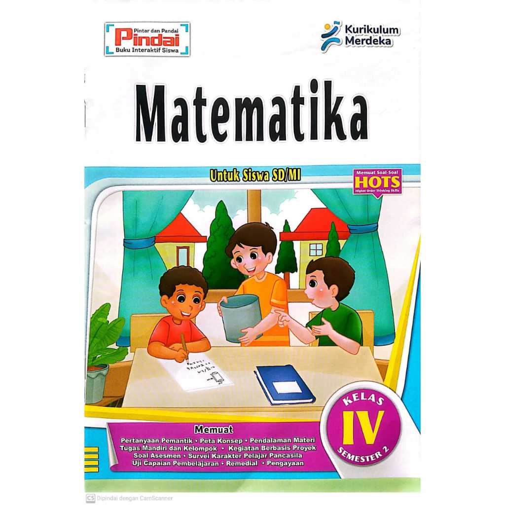 LKS Matematika kurikulum Merdeka Kelas 4 SD/MI Semester 2