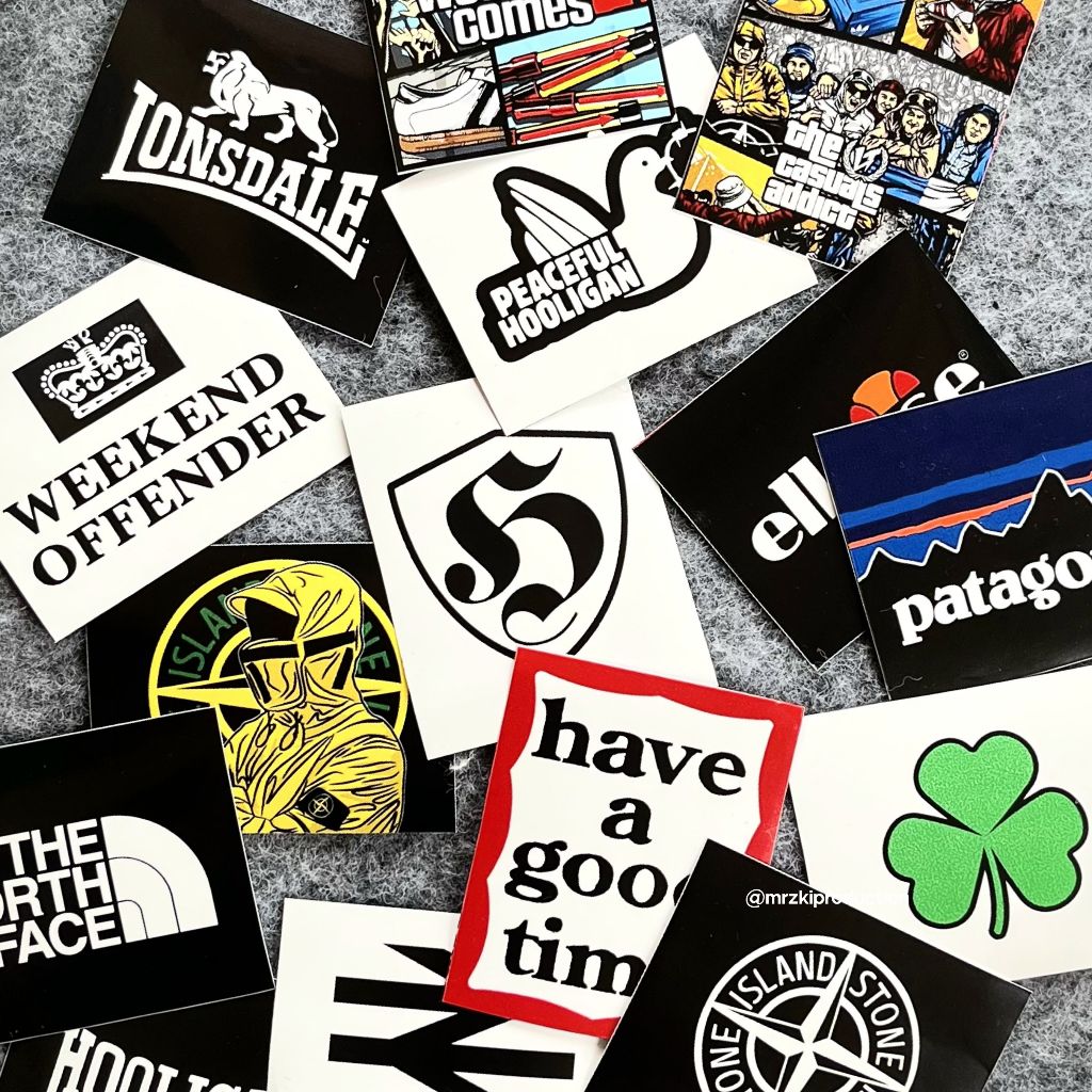 

Stiker UItras Casual Football Awaydays Anti Air Isi 15pcs