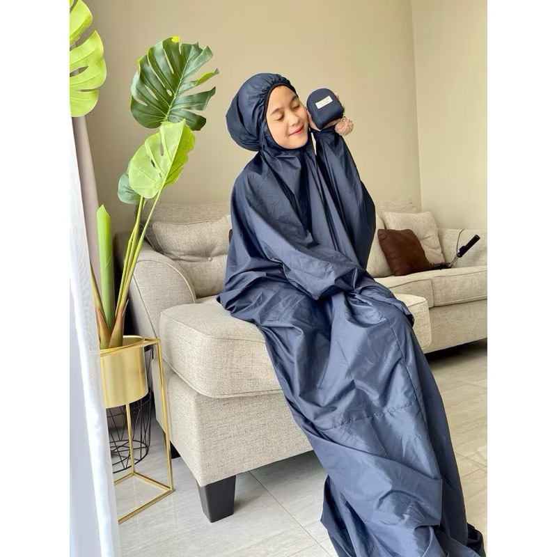 Mukena Terusan Traveling Mini Dewasa Pouch Terkecil