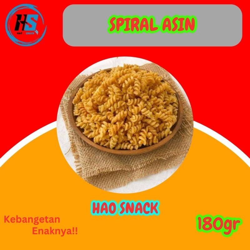 

Makaroni Spiral Asin