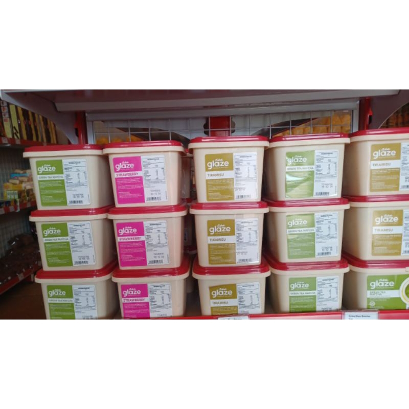 

glaze collata tiramisu dan green tea promo