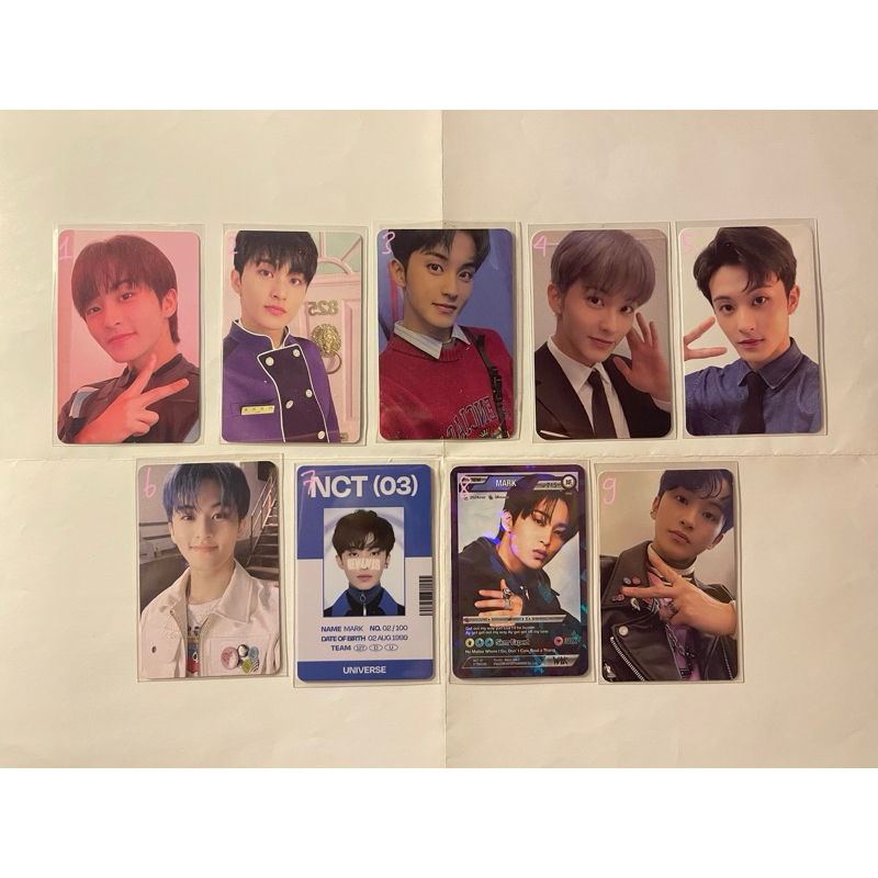 nct 127 dream mark pc poca photocard 2 baddies keycard smcu sg20 fanmeet hot sauce universe walk