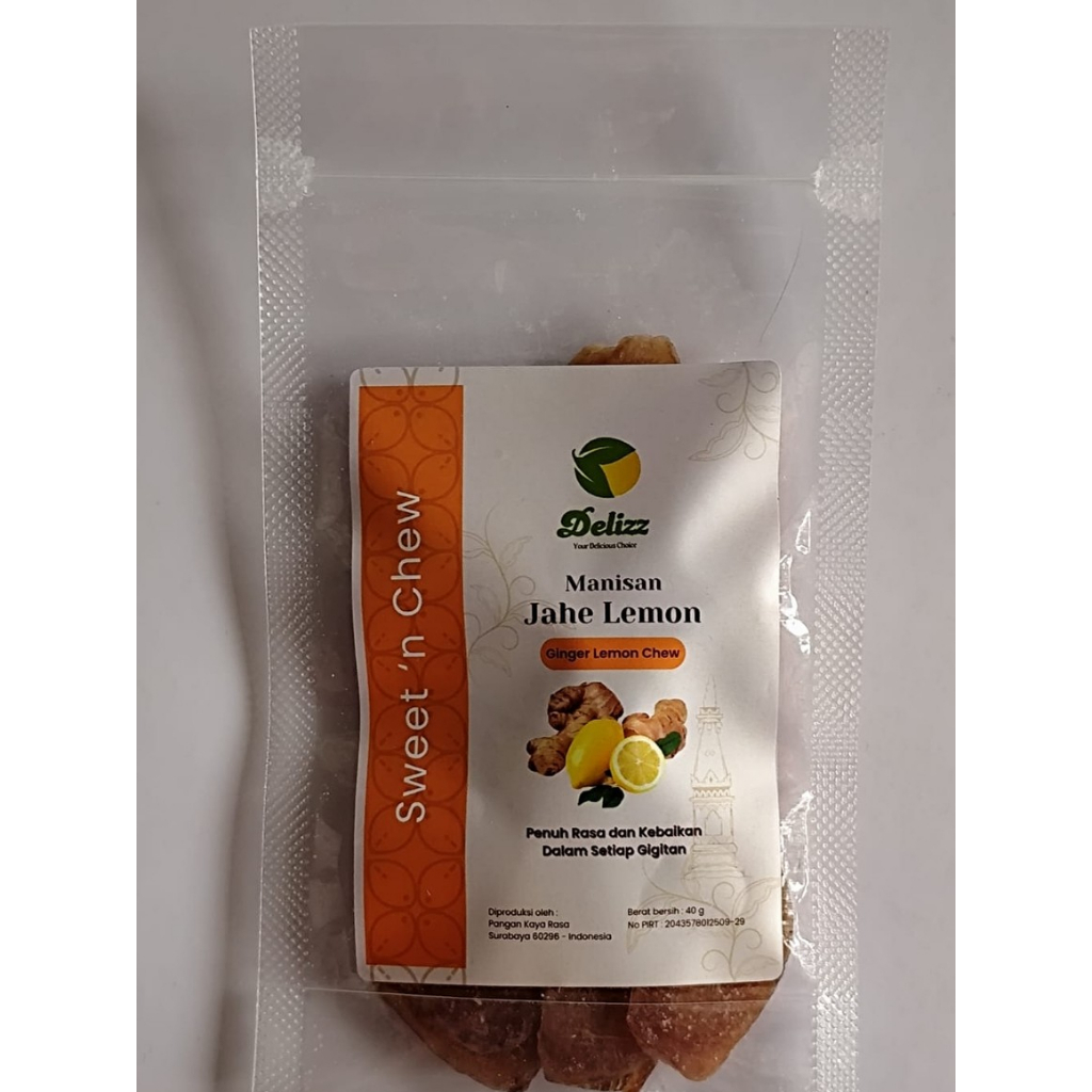 

Manisan Jahe Lemon 40 gr