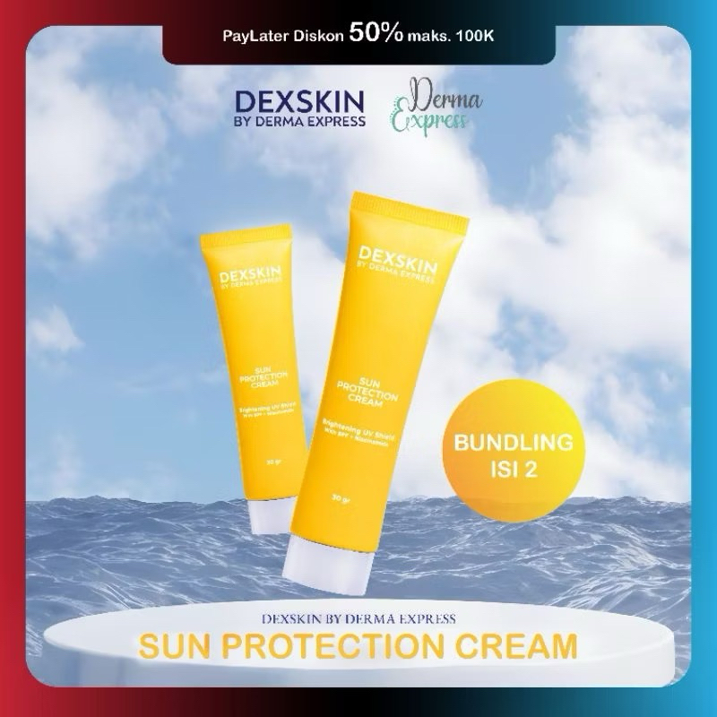 2 Pcs Derma Express Sunscreen protection Cream SPF 30