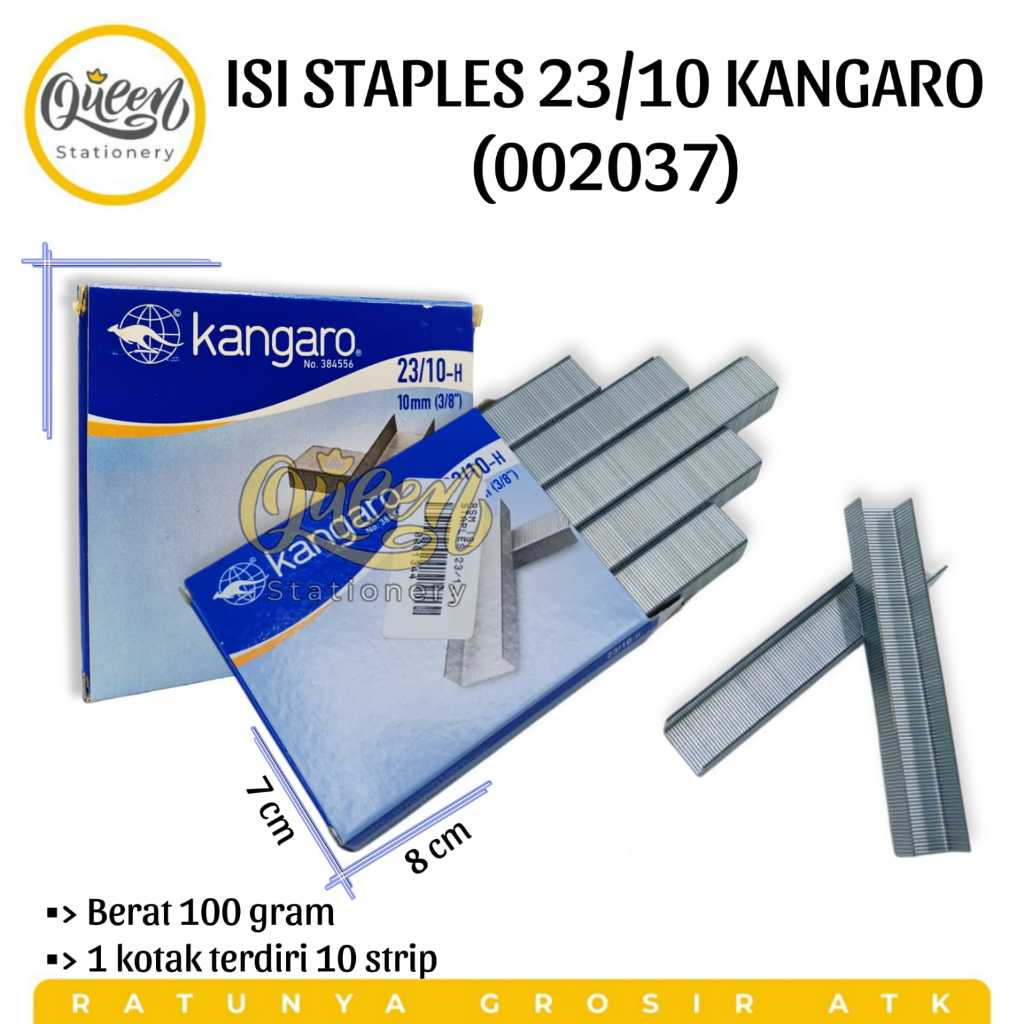 

ISI STAPLES 23/10 KANGARO / REFILL STAPLES (002037)