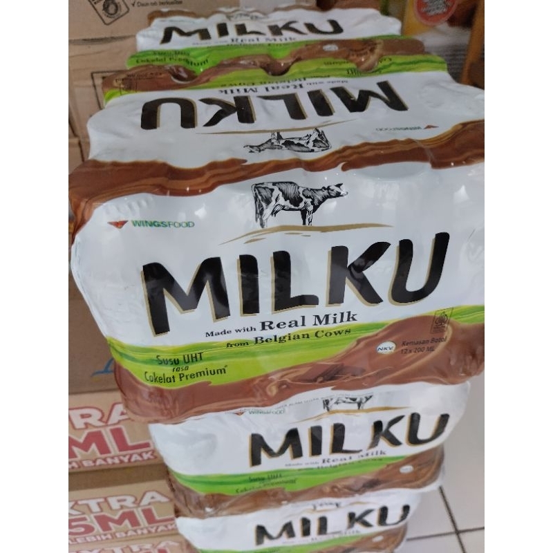 

Milku Cokelat Premium Susu UHT uk 200 ml isi 12